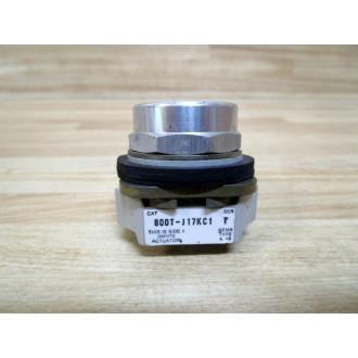 Allen Bradley 800T-J17KC1 Selector Switch 800TJ17KC1 WO Knob - Used