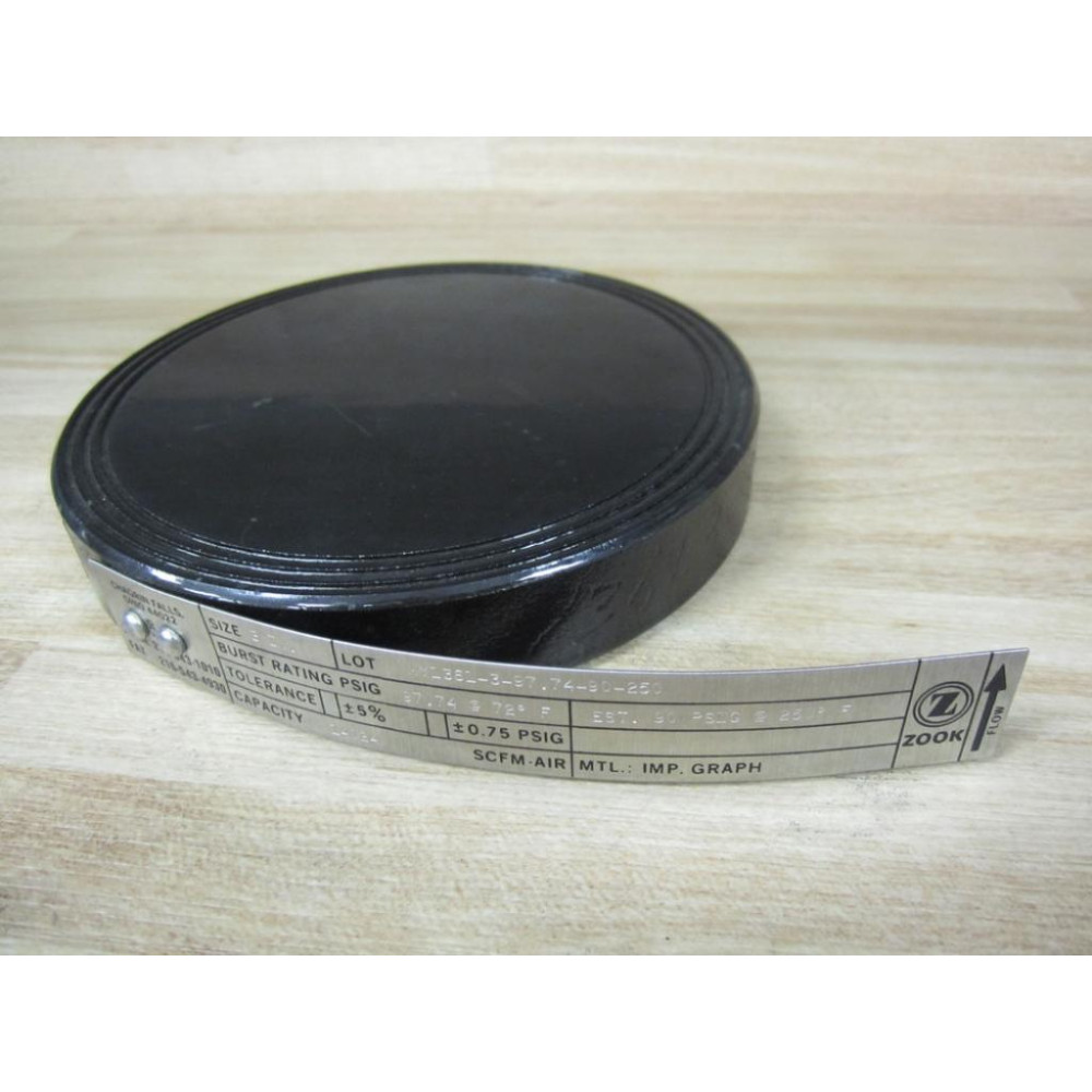 Zook MY1361-3-97.74-90-250 Rupture Disk - New No Box