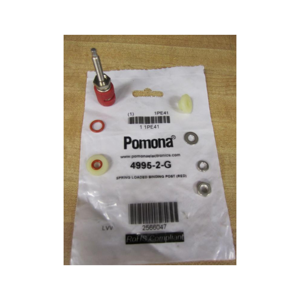 Pomona 4995-2-G Spring Loaded Binding Post (Pack of 2)