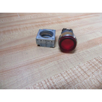 Siemens 3SB3 501-0BA21 Red 3SB35010BA21 wBase - New No Box