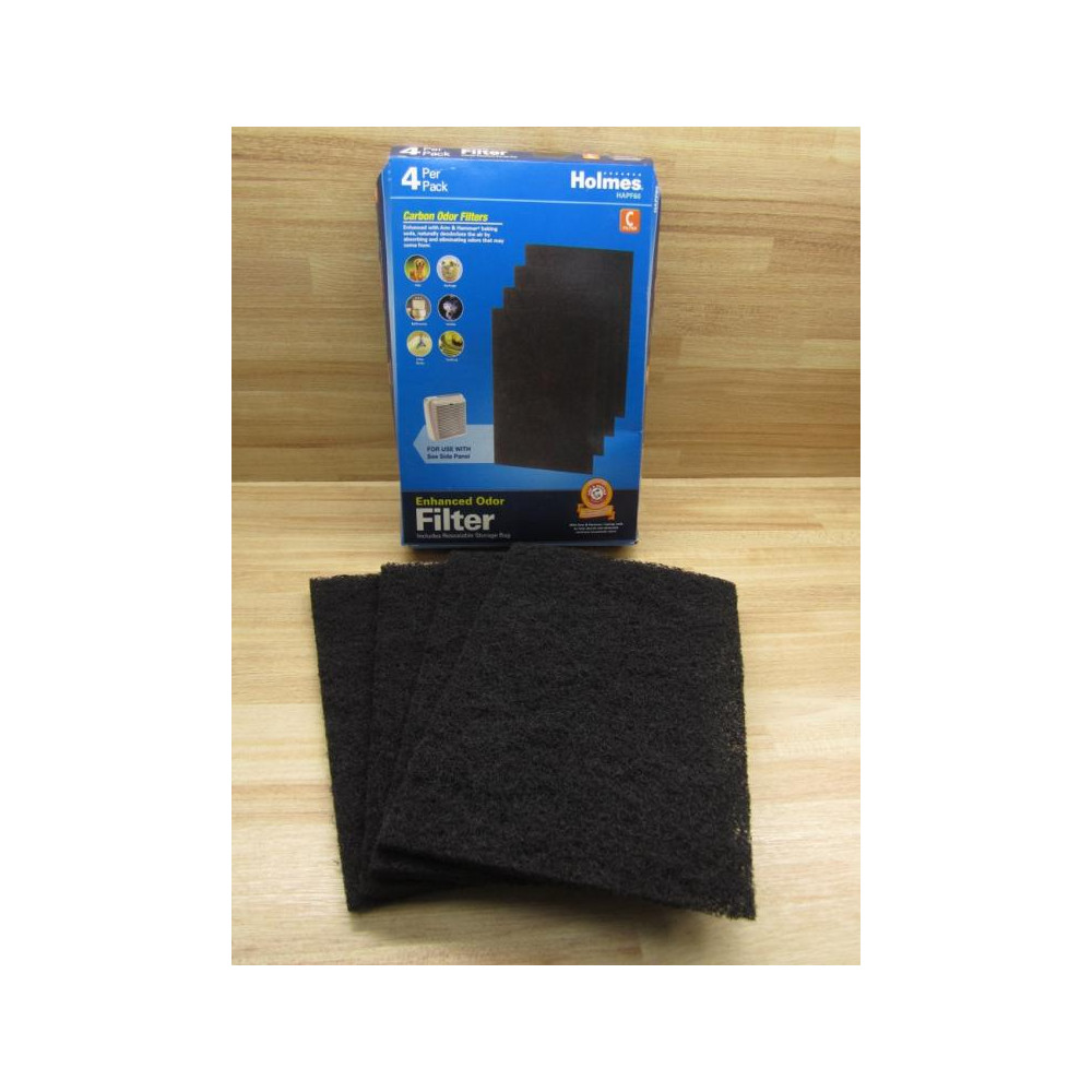 Holmes HAPF60 Enhanced Odor Carbon Filter (Pack of 4)