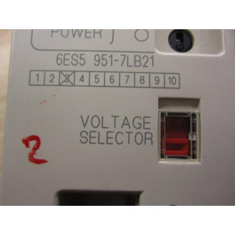 Siemens 6ES5 951-7LB21 Module Power Supply 120230VAC - Used