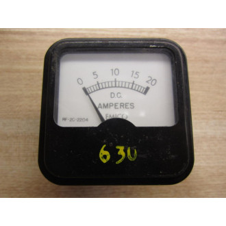 Emico RF-2C-2204 D.C. Amperes Meter - Used
