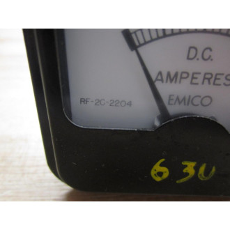 Emico RF-2C-2204 D.C. Amperes Meter - Used