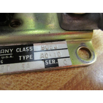 Square D 9050-A0-1D Time Delay Relay 9050-AO-1D - Used