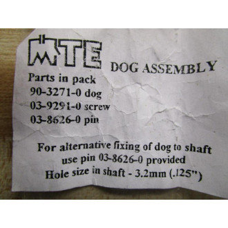 MTE 90-3271-0 Dog Assembly