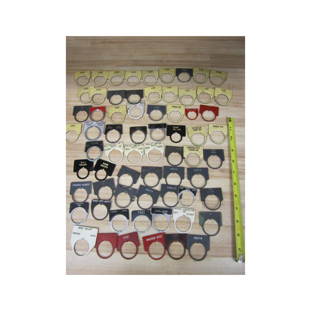 Assortment 4710 Legend Plates Lot 4710 (Pack of 66) - Used