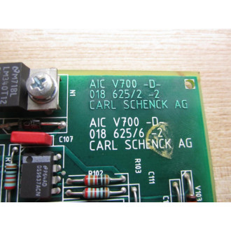 Carl Schenck AIC V700 -D- 018 6252 -2 Circuit Board - Used