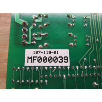 107-119-21 InputOutput Board  10711921 - Used