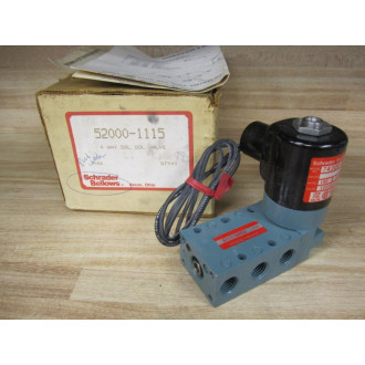 Schrader Bellows 52000-1115 4 Way Double Solenoid Valve 520001115