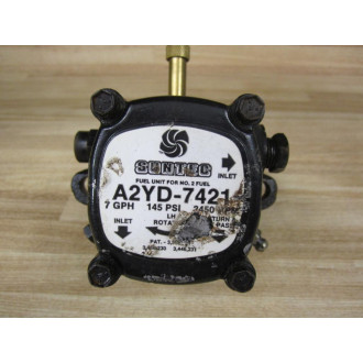 Sloan A2YD-7421 Suntec A2YD7421 Pump Fuel Unit for No. 2 Fuel - Used