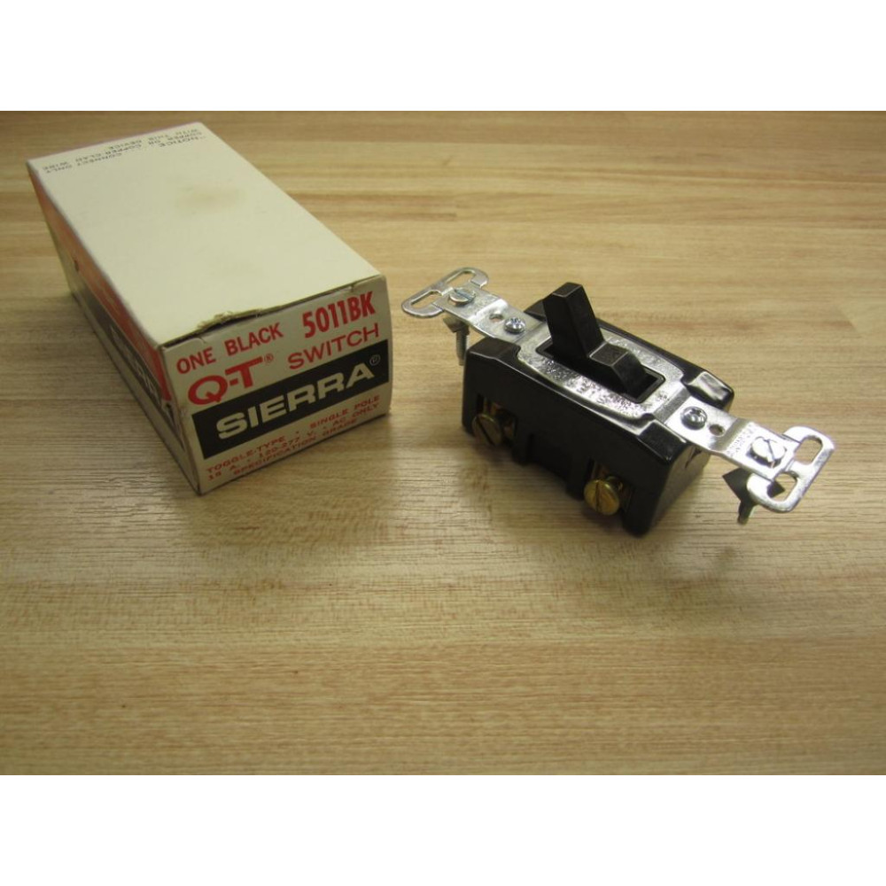 Sierra Electric 5011BK Single Pole Toggle Type