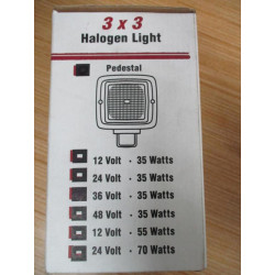 SSI Illuminator 3x3 36V-35W Halogen Light