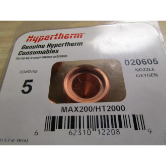 Hypertherm 020605 Nozzle Oxygen (Pack of 5)