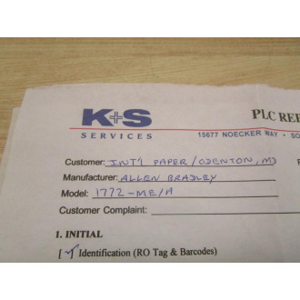 Allen Bradley 1772-ME Memory Module 1772ME 1772-MEA - Refurbished