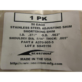 Seastrom A370-905-5 AdjustingShortening Shim (Pack of 50)