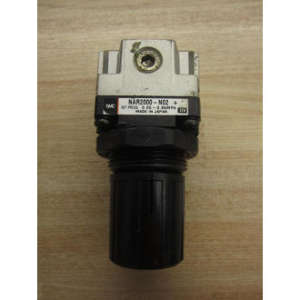 SMC NAR2000-N02 Pneumatic Regulator NAR2000N02 - Used