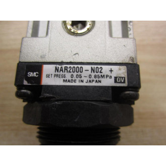 SMC NAR2000-N02 Pneumatic Regulator NAR2000N02 - Used