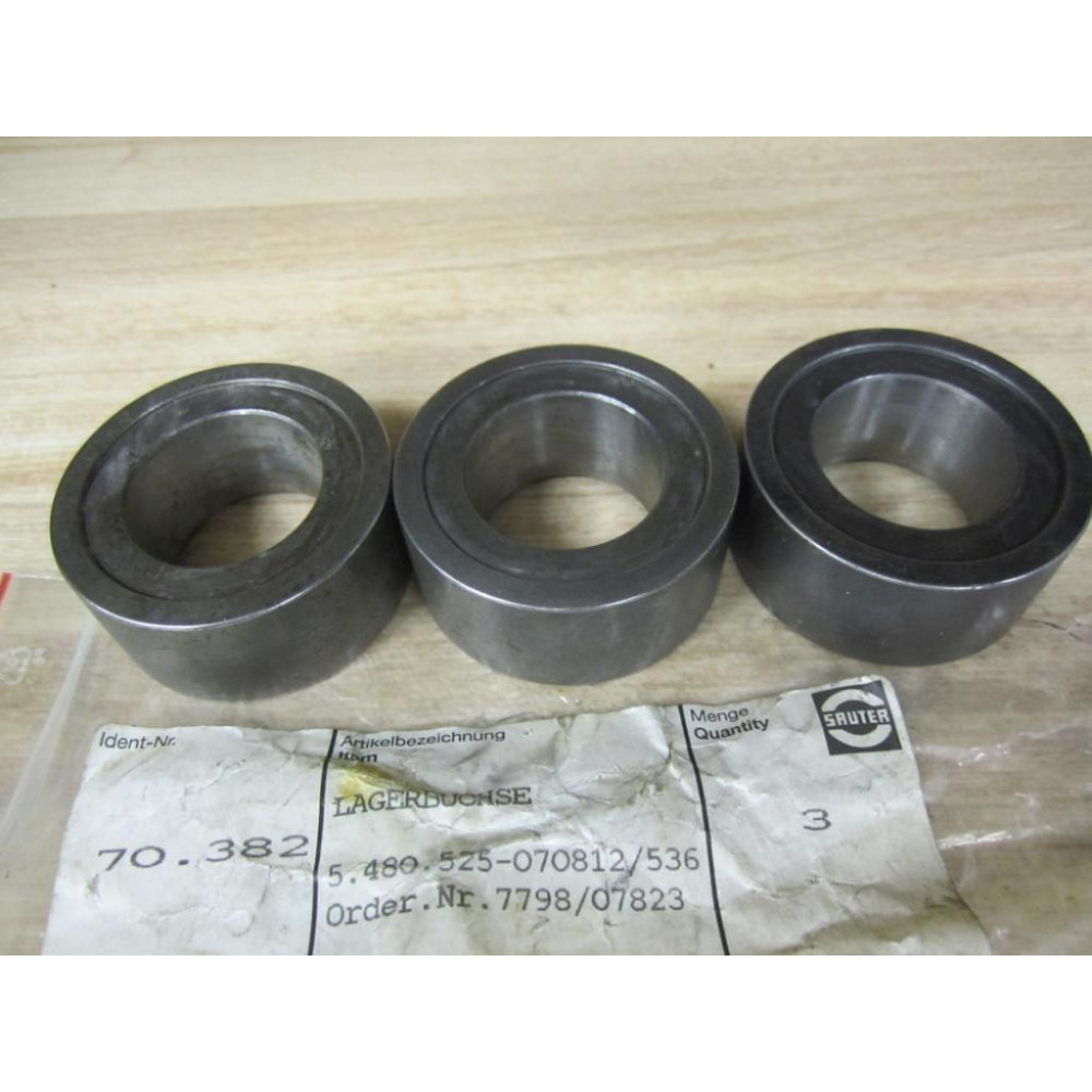 Sauter 70.382 Lagerbuchse Bearing 70382 (Pack of 3)