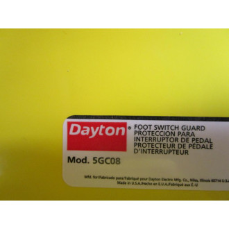 Dayton 5GC08 Foot Switch Guard
