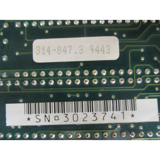 Unico 314-847.3 Module Rev 1A 3148473 IC Chips Missing - Used