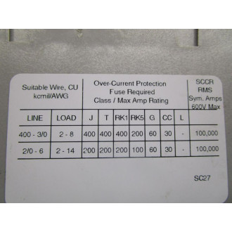 Allen Bradley 1492-PDE1183 Enclosed Power Distribution Block - New No Box