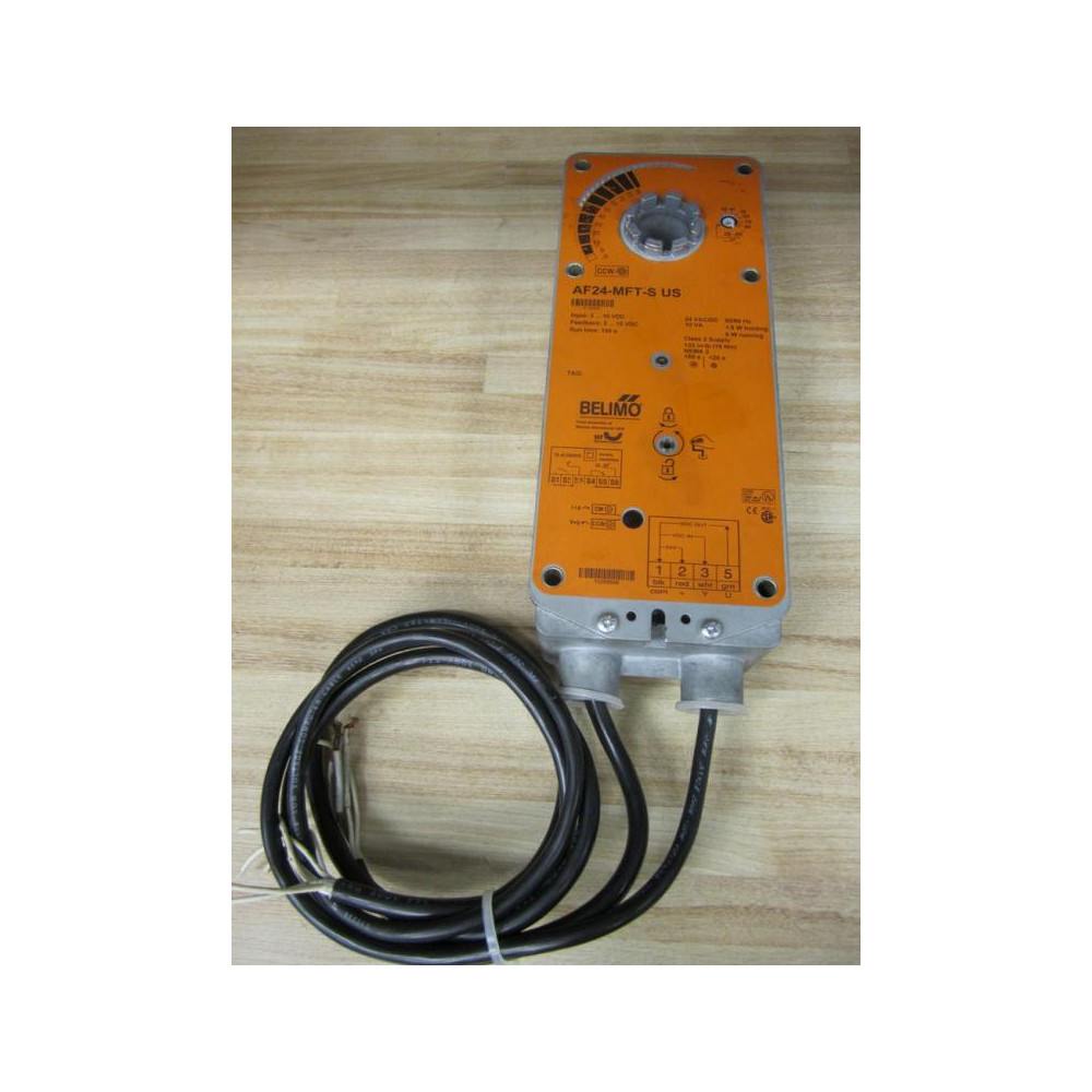 Belimo AF24-MFT-S Butterfly Actuator Assembly AF24MFTS - Used