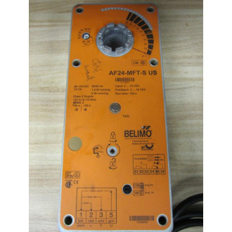 Belimo AF24-MFT-S Butterfly Actuator Assembly AF24MFTS - Used