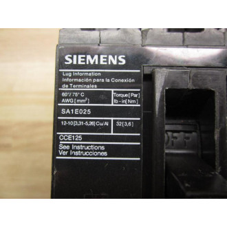 Siemens CED63B080 80A Circuit Breaker CED63B080L - Used