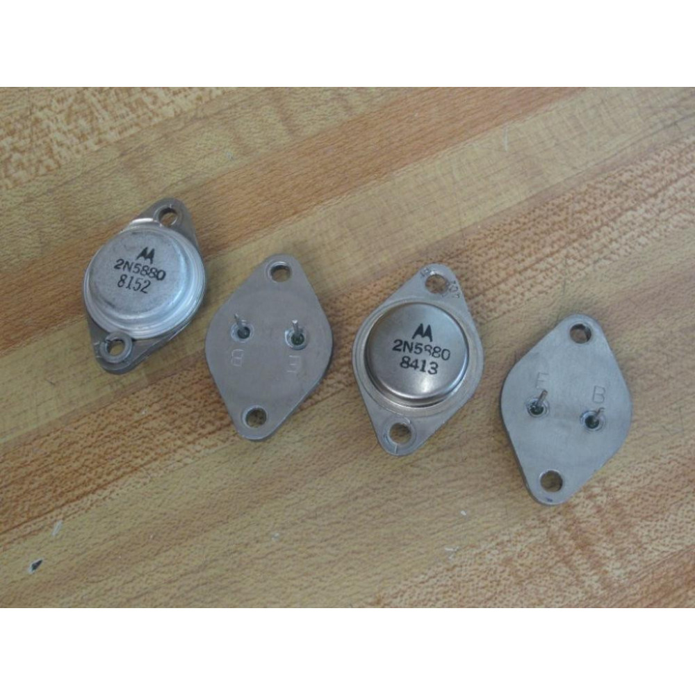 Motorola 2N5880 Semiconductor (Pack of 4) - Used