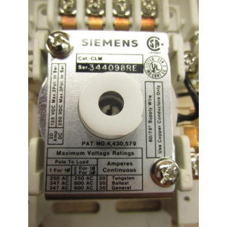 Siemens CLM Contactor - New No Box