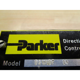Parker D3W1DF 14 Directional Control Valve - Used