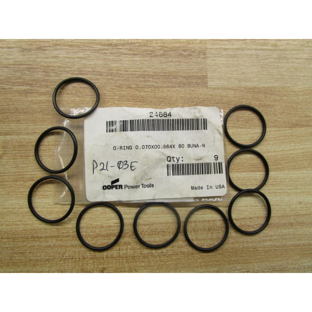 Cooper Power Tools 24684 O-Ring (Pack of 9)