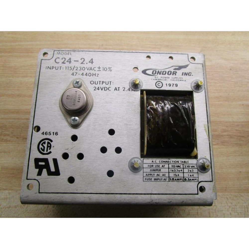 Condor C24-2.4 Power Supply - Parts Only