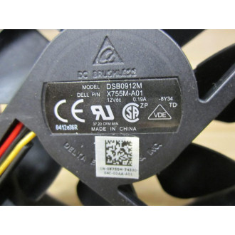 Dell X755M-A01 Fan Model DSB0912M - Used