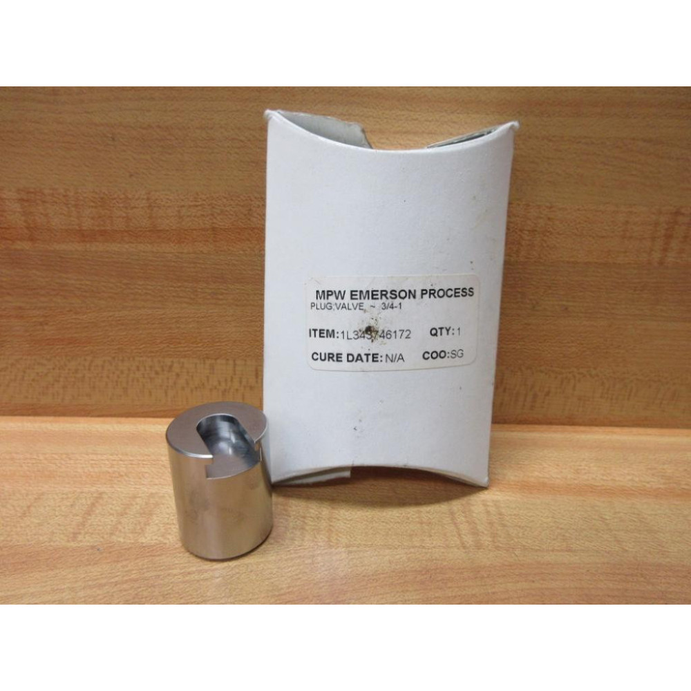 MPW Emerson Process 1L343746172 Valve Plug
