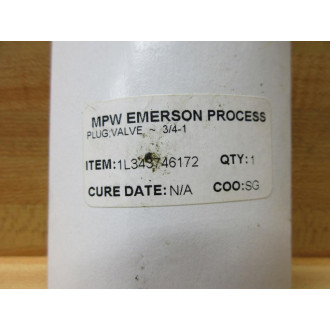 MPW Emerson Process 1L343746172 Valve Plug