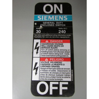 Siemens GF321N Safety Switch - Used