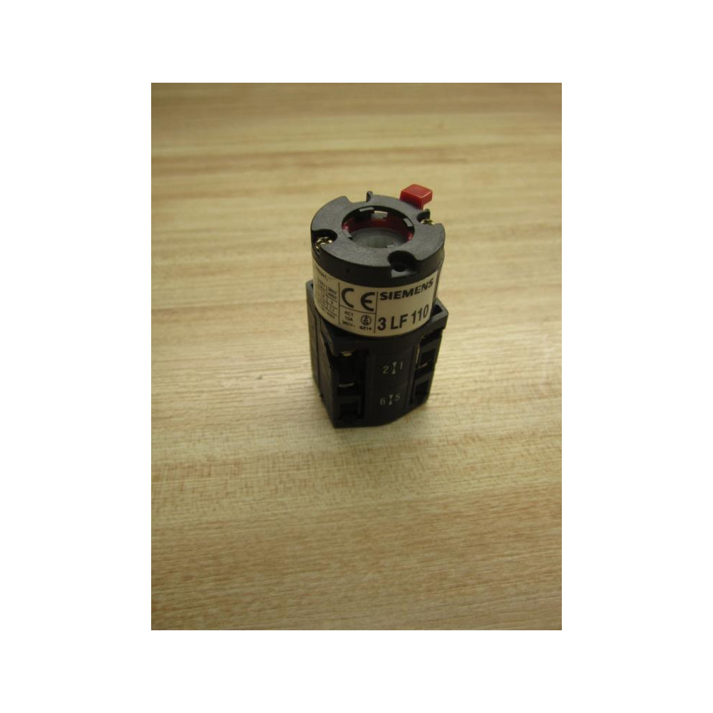Siemens 3 LF 110 Control Switch - New No Box