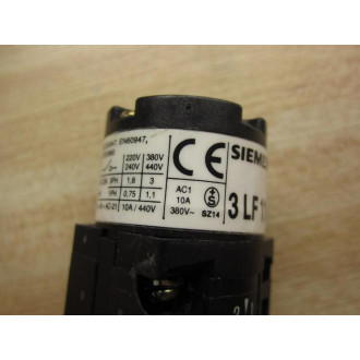 Siemens 3 LF 110 Control Switch - New No Box