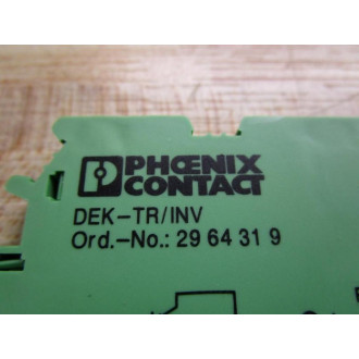 Phoenix Contact 2964319 Contact DEK-TRINV - New No Box