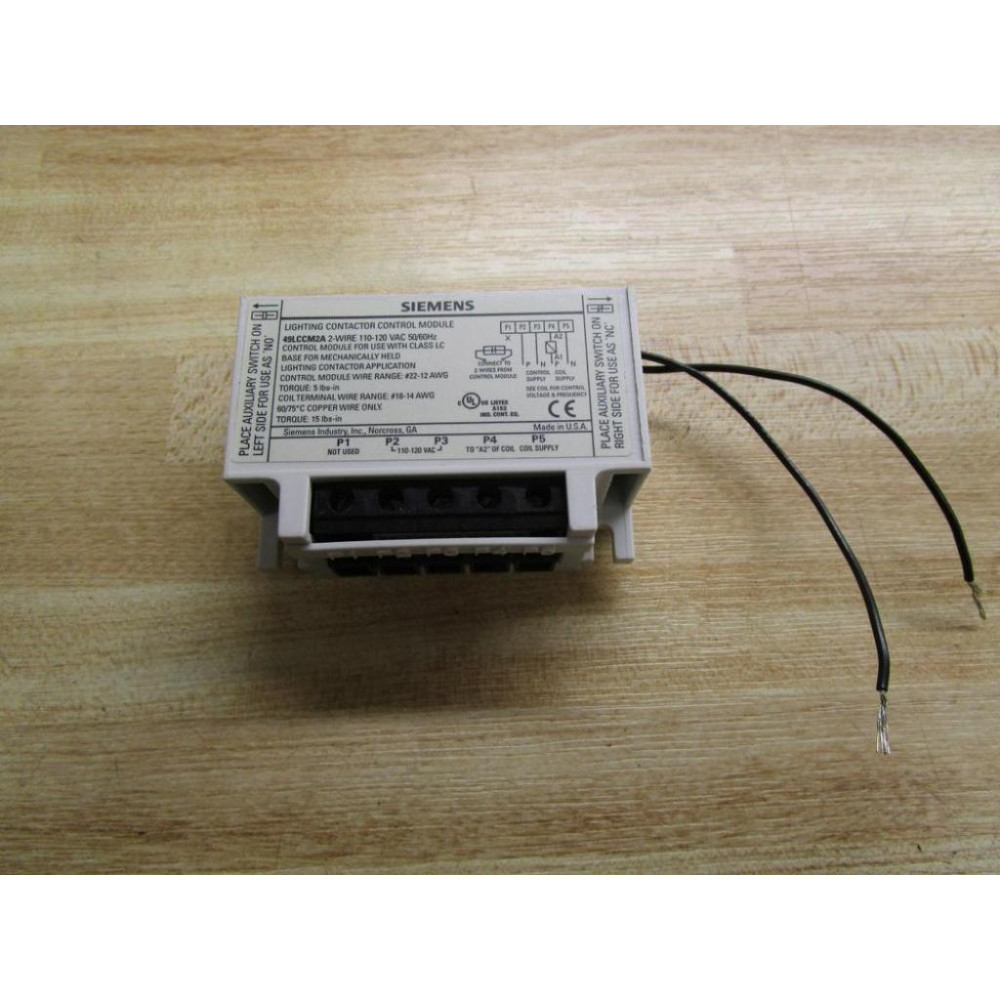 Siemens 49LCCM2A Control Module - New No Box