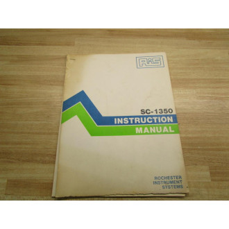 RiS 1035-121 Instruction Manual SC-1350 - Used