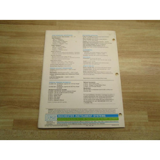 RiS 1035-121 Instruction Manual SC-1350 - Used