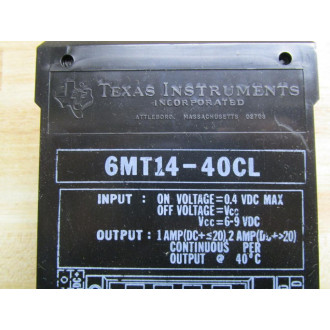 Texas Instruments 6MT14-40CL Output Module - Used
