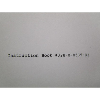 Robotron 328-0-0535-02 Instruction Manual - Used