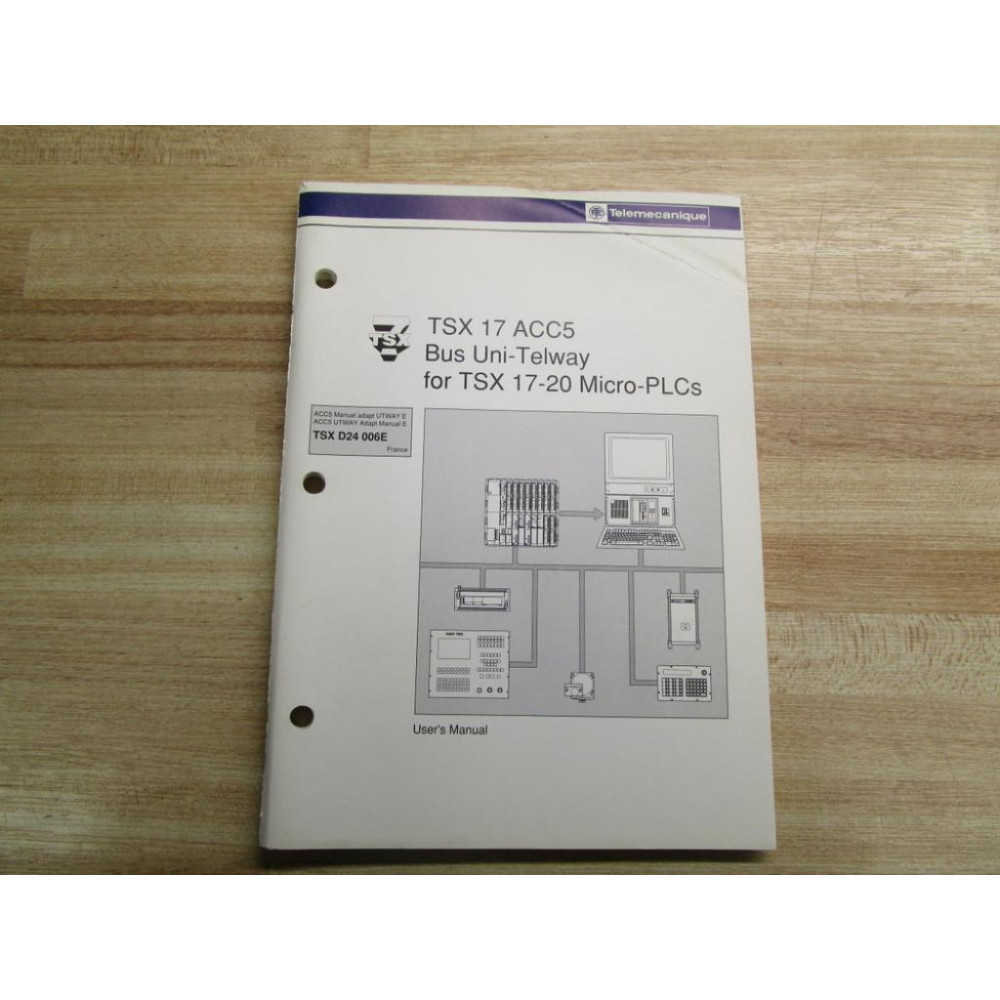 Telemecanique TSX D24 006E User's Manual - Used