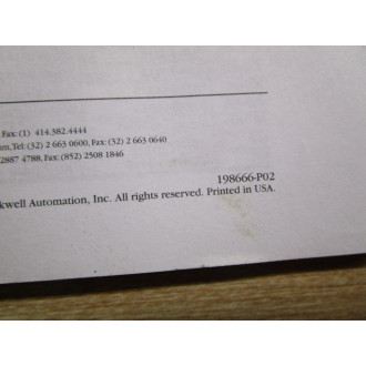 Allen Bradley 20-IN019A-EN-P Instructions For PowerFlex 700