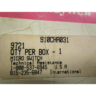 Honeywell 910CHA031 Selector Switch Operator Indicator WO Knob - New No Box