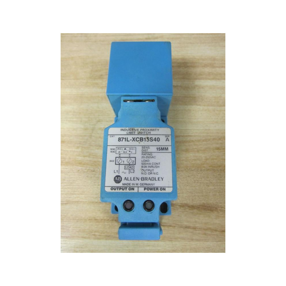 Allen Bradley 871L-XCB15S40 Limit Switch 871LXCB15S40 - Used